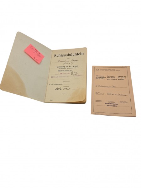 CH-Armee Schiesskarte J 1907