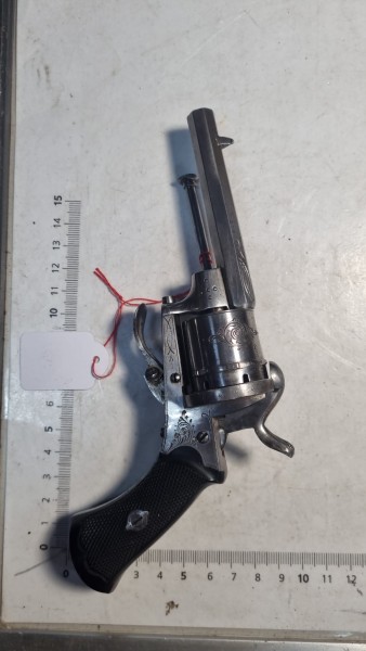 Frankreich 7mm Lefaucheux Revolver 1870 Top Zustand