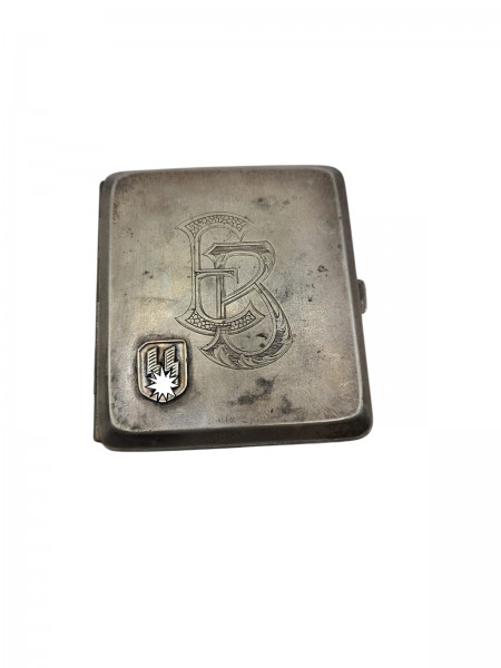 SS Zigarettenetui Alpacca Silber