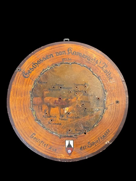 Schiess tafel Kyffhäuser Durchmesser ca.30cm