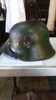 Orginal Helm 1.Wk wurde von der Wehrmacht übernommen Orginal Helm 1.Wk wurde von der Wehrmacht übernommen