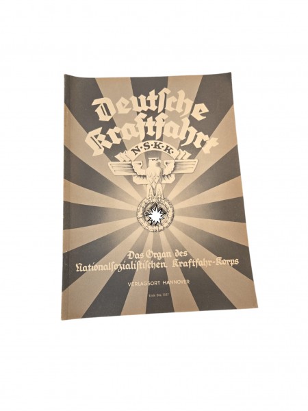 Deutsche Kraftfahrt, Zeitschrift des NSKK Ende Dez.1937