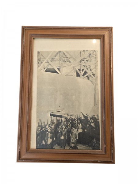 Original Bild und Rahmen aus dem 3.Reich