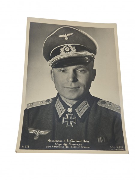 Haptmann d.R. Gerhard Hein Postkarte