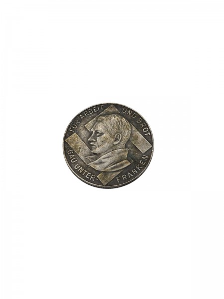 A.Hitler Gau Unter- Franken Silber Medaille