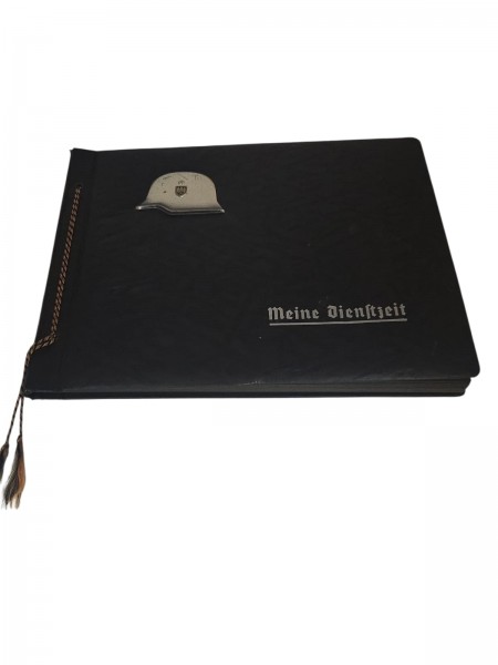 SS Erinnerungs Album Geschenk an der Zugführer zum 27.Geburtstag MIT Unterschriften seiner Soldaten