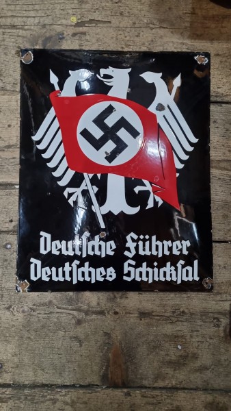 Original Email Schild 3 Reich Top Zustand 40x50cm