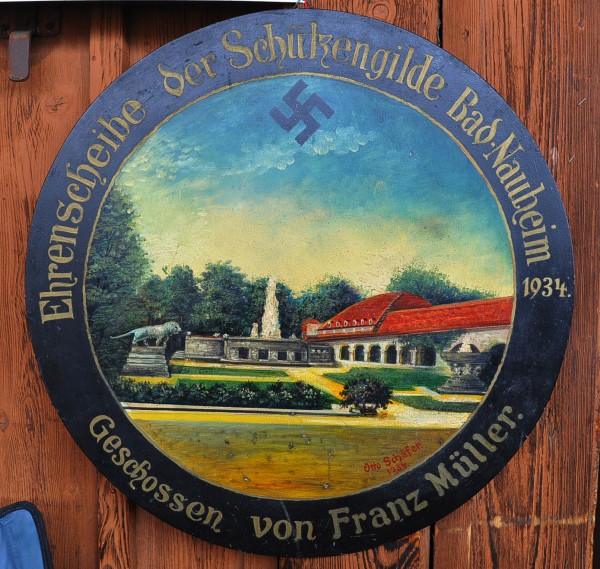 Orginal Ehrenscheibe Schützengilde Bad-Neuheim