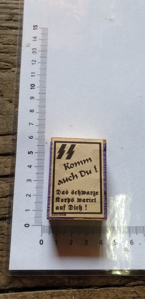 Streichhölzer SS Propaganda