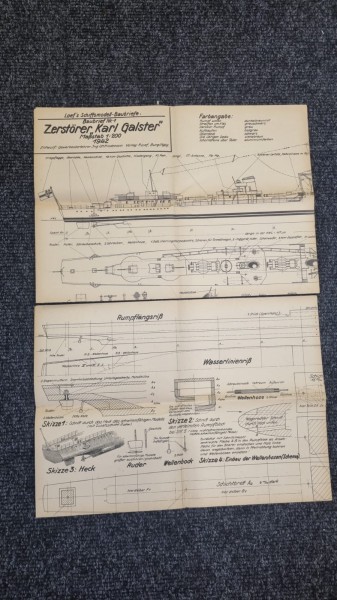 1942 Mappe der Karl Galster Tafel 1 und 2