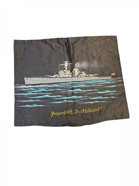 Panzerschiff Deutschland Kleines Kissenbezug 40x48cm Seide
