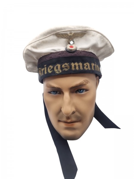 Original Kriegsmarine Sommermütze