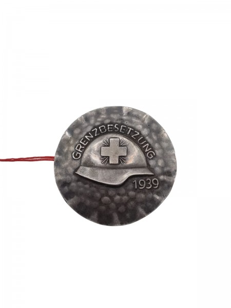 CH-1939 Grenzbesetzung Anstecker Silber