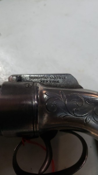 Perkussion Bündel Revolver um 1860 New York Top Zustand