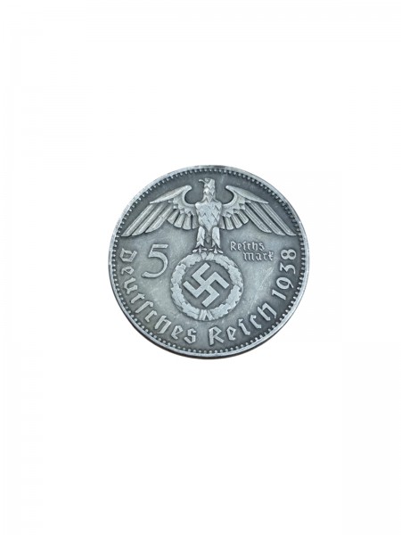 3.Reich 5 Mark J-1938