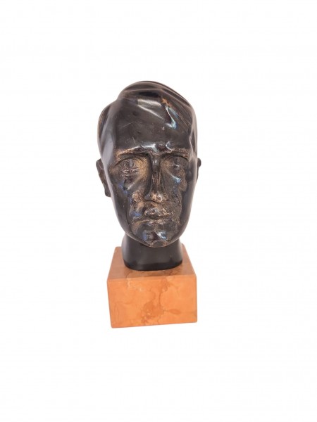 A.Hitler Kopf Bronze 18cm Hoch