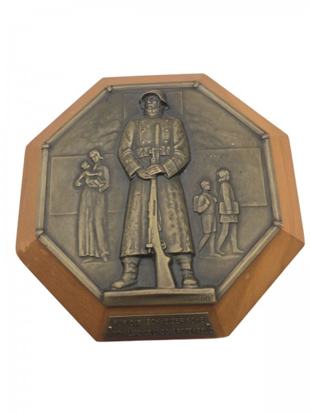 CH-Erinnerung Plakette 1940 ca.15x15