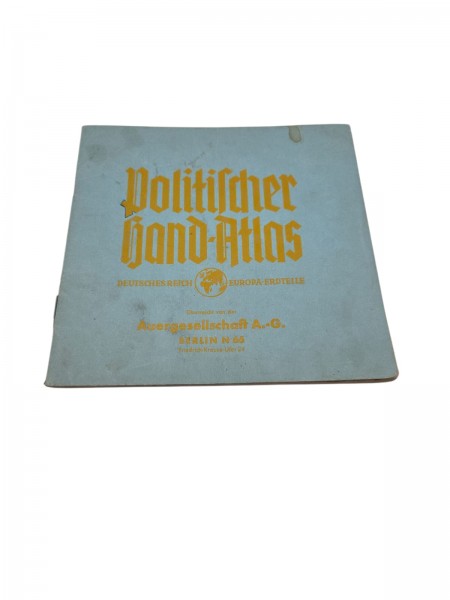 Politischer Hand-Atlas 1939