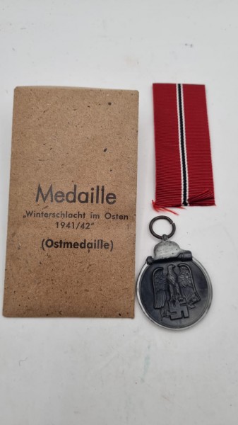 Original Ostmedaille Neu mit Verleihungstüte