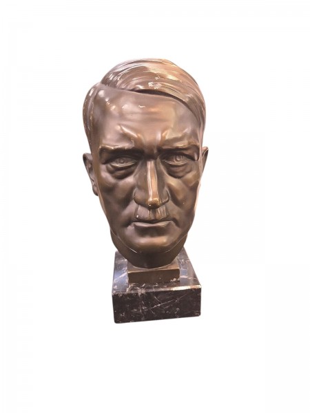 A.Hitler Kopf Signiert 33cm Hoch