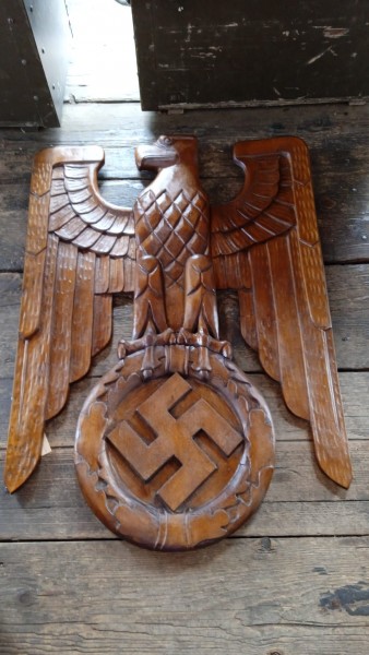 Original Reichsadler Holz Top Zustand 92x65cm