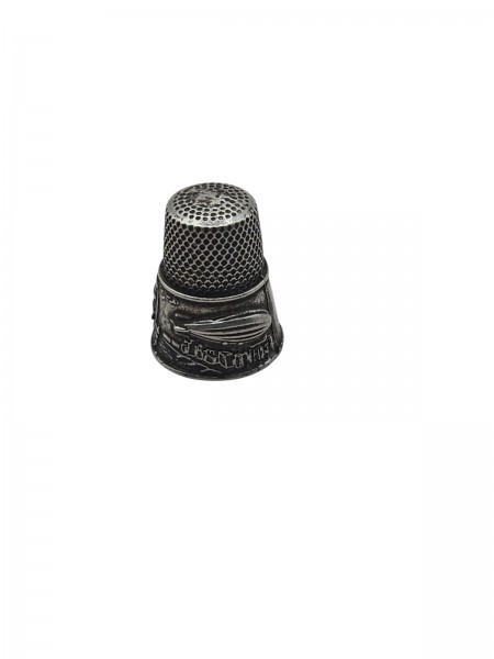 Original Fingerhut Silber Zeppelin ca. 2cm hoch