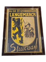 SS Plakat gerahmt ca.47x37cm SS Plakat gerahmt ca.47x37cm