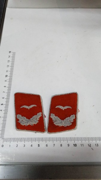 Original Kragenspiegel Luftwaffe Flack Leutnant