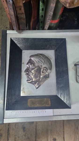 Original A.Hitler Relev 27,5x33,5cm