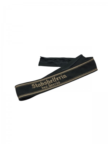 Wehrmacht Ärmelband Stabshelferin des Heeres Original