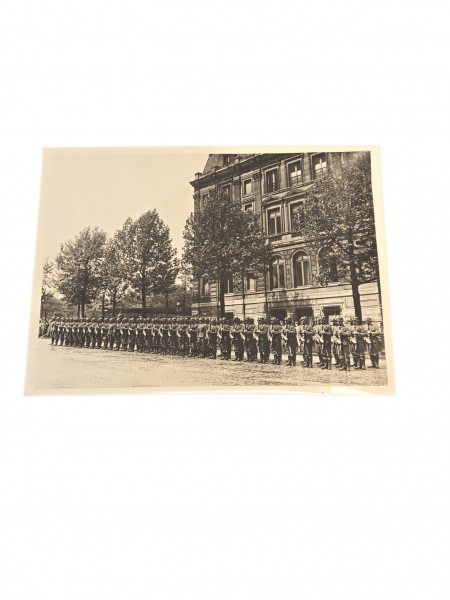 Original Bild Paris SS Polizei Division 24x18cm
