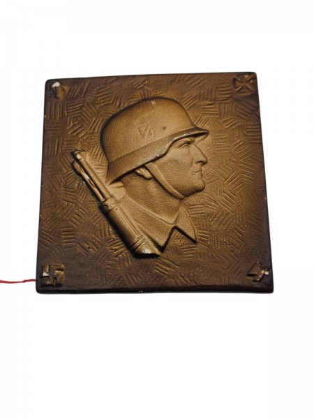 Original Kachel Landser ca.10x10cm