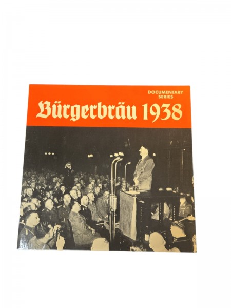 Adolf Hitler – Bürgerbräu 1938 Teil 1+2 Schallplatte
