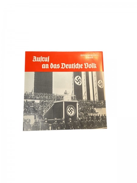 Aufruf an das Deutsche Volk Teil 3+4 Schallplatte
