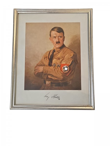 A.Hitler Bild ca.42x33cm