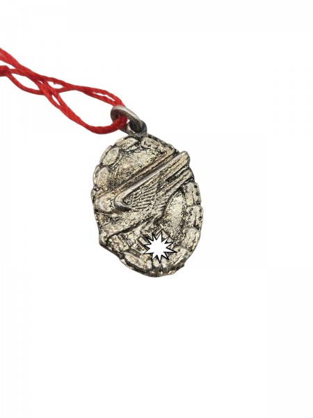 Anhänger-Medaillion zur Fallschirmjäger Treuekette 800 Silber ca.2cm