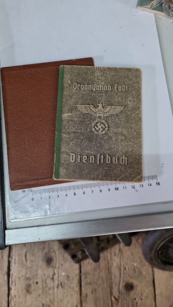 Original Organisation Todt Dienstbuch