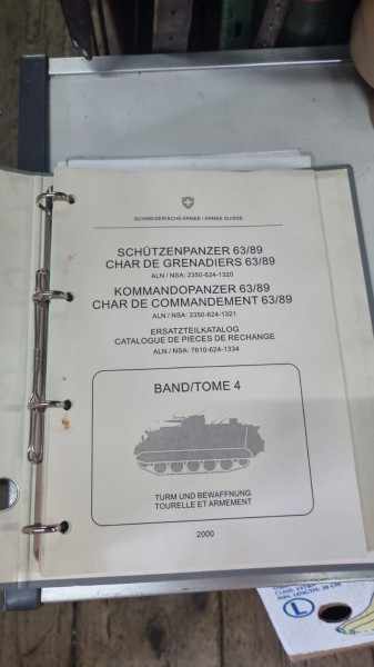 CH-Armee Schützenpanzer 63/89 Katalog