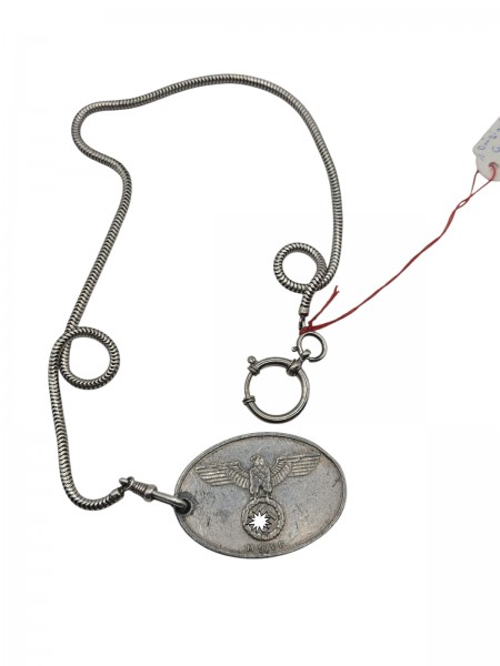 Original Gestapo Marke mit Kette 5082 M9/86