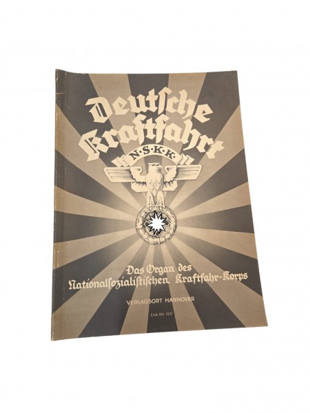 Deutsche Kraftfahrt, Zeitschrift des NSKK Ende Okt.1937
