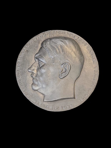 A.Hitler Guss Tafel Durchmesser 42cm