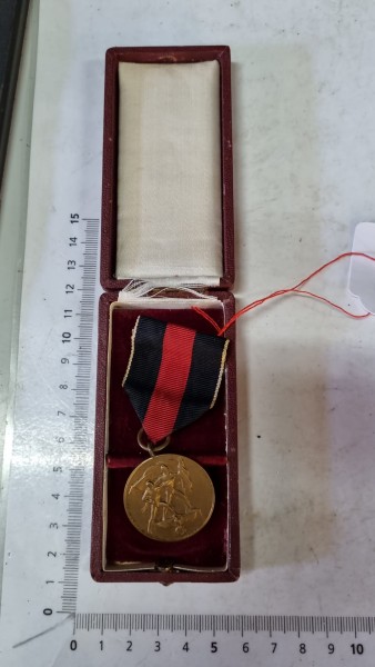 Original Medaille in Etuie Wiederanschluss Österreich