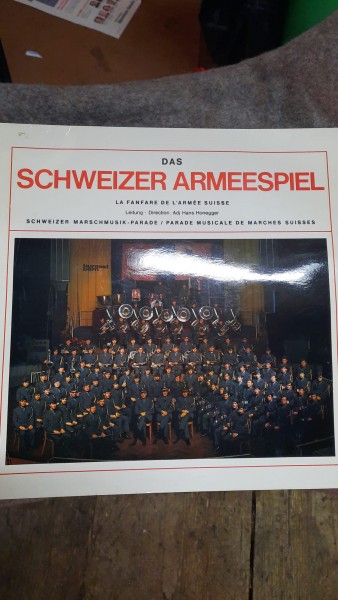 Schallplatte CH-Armee Das schweizer Armeespiel