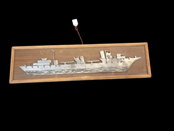 3.Reich Kriegschiff Relev ca.48x12cm