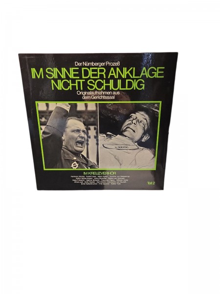Im sinne der anklage nicht schuldig Original Aufnahmen Schallplatte teil 2