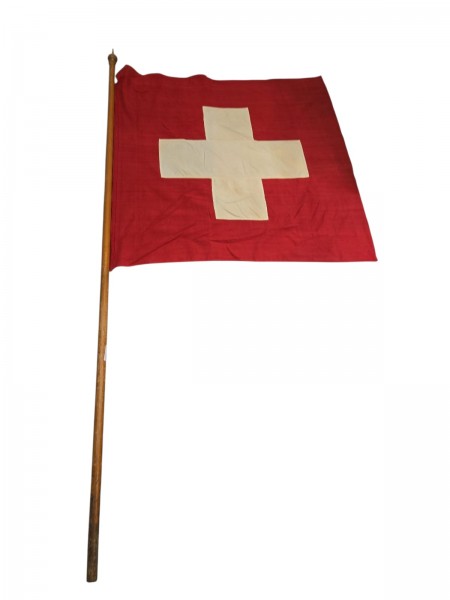 CH-Fahne Alt L: 240cm Fahne 120x110cm