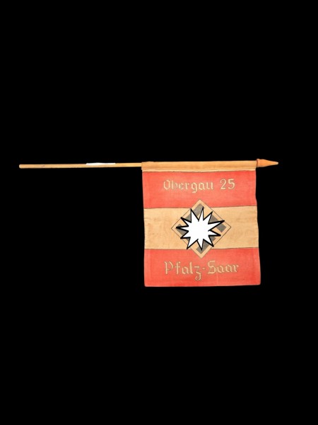 Fahne Saar 54cm lang Fahne ca.27x24cm