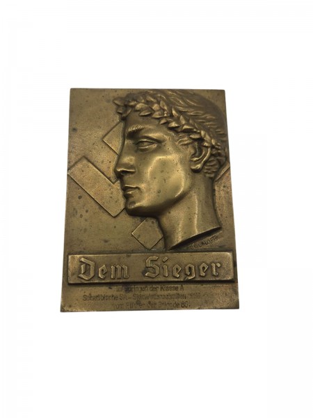 Original SA-Siegerpreis 1936 ca.12x9cm