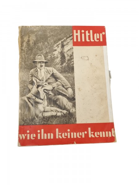 Hitler wie ihn keiner kennt von Heinrich Hoffmann Filmband Buch