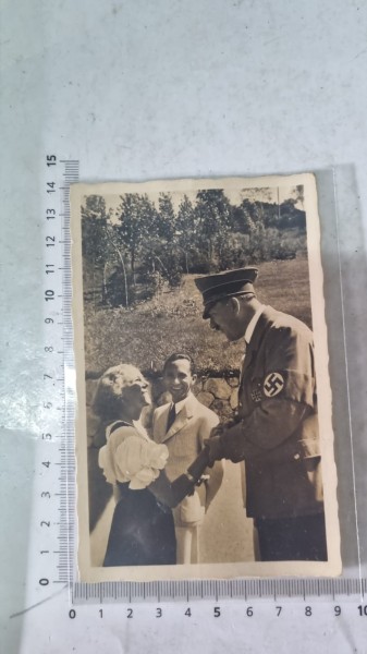Original Postkarte Hitler/ Göbel